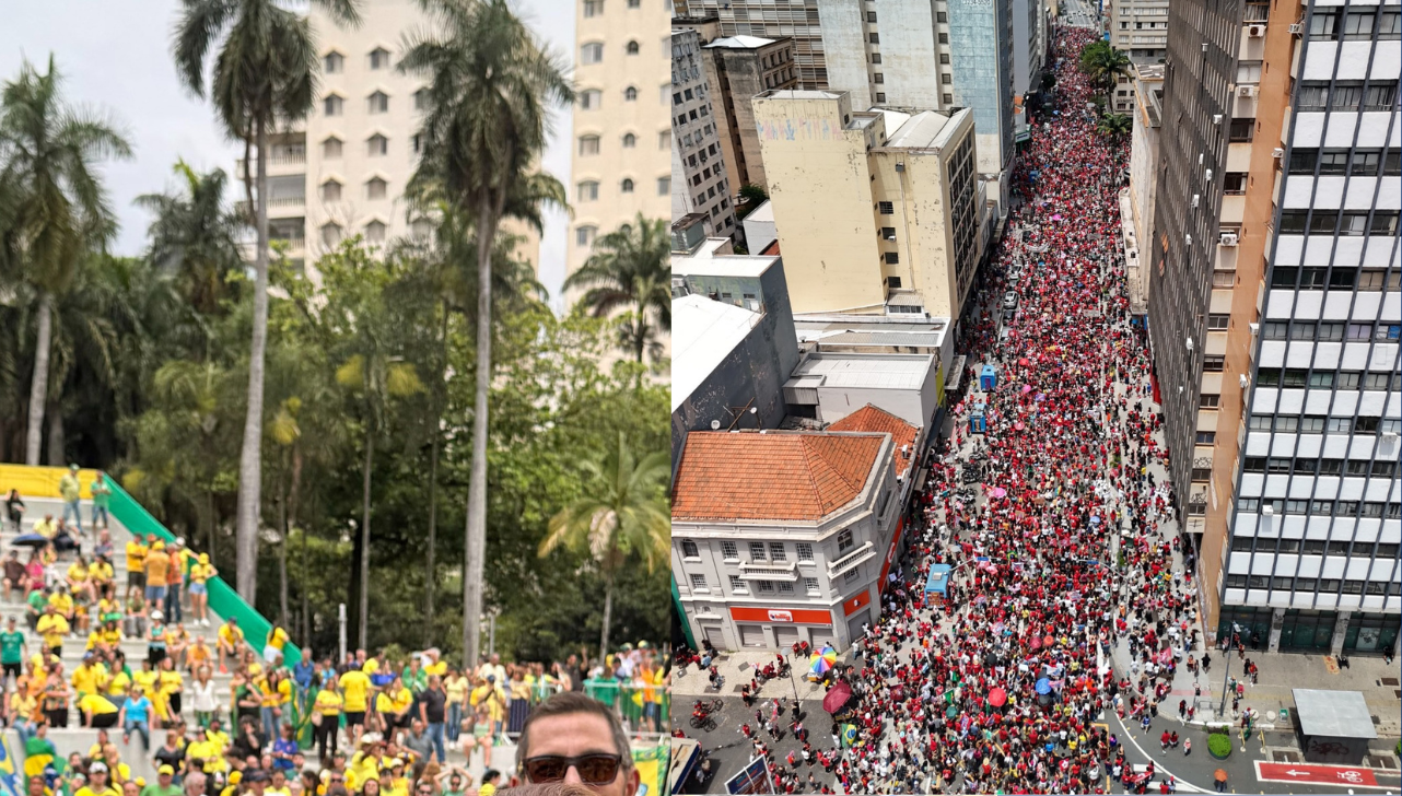 Campinas tem atos pró-Lula e pró-Flávio na véspera da eleição; veja imagens