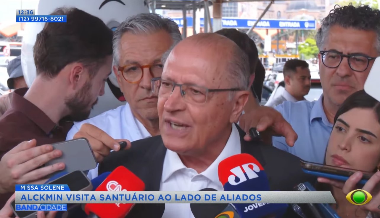 "Defendemos a liberdade religiosa", diz Alckmin em visita ao Santuário