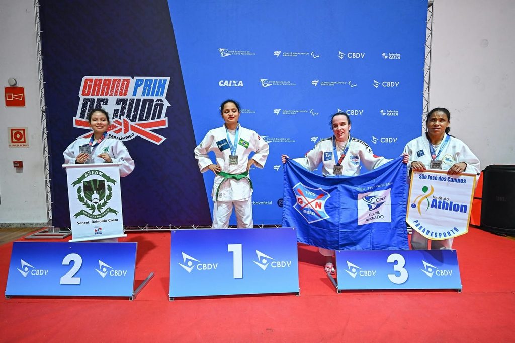 Judoca de SJCampos conquista bronze no Grand Prix de Judô Paralímpico de SP. Divulgação.