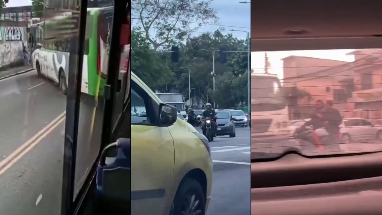 Bandidos sequestram ônibus, caminhão e carro em Irajá e Cavalcanti