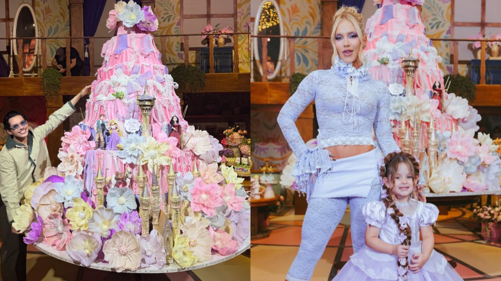 Confeiteiro detalha produção de bolo de filha de Virginia: '1 tonelada'
