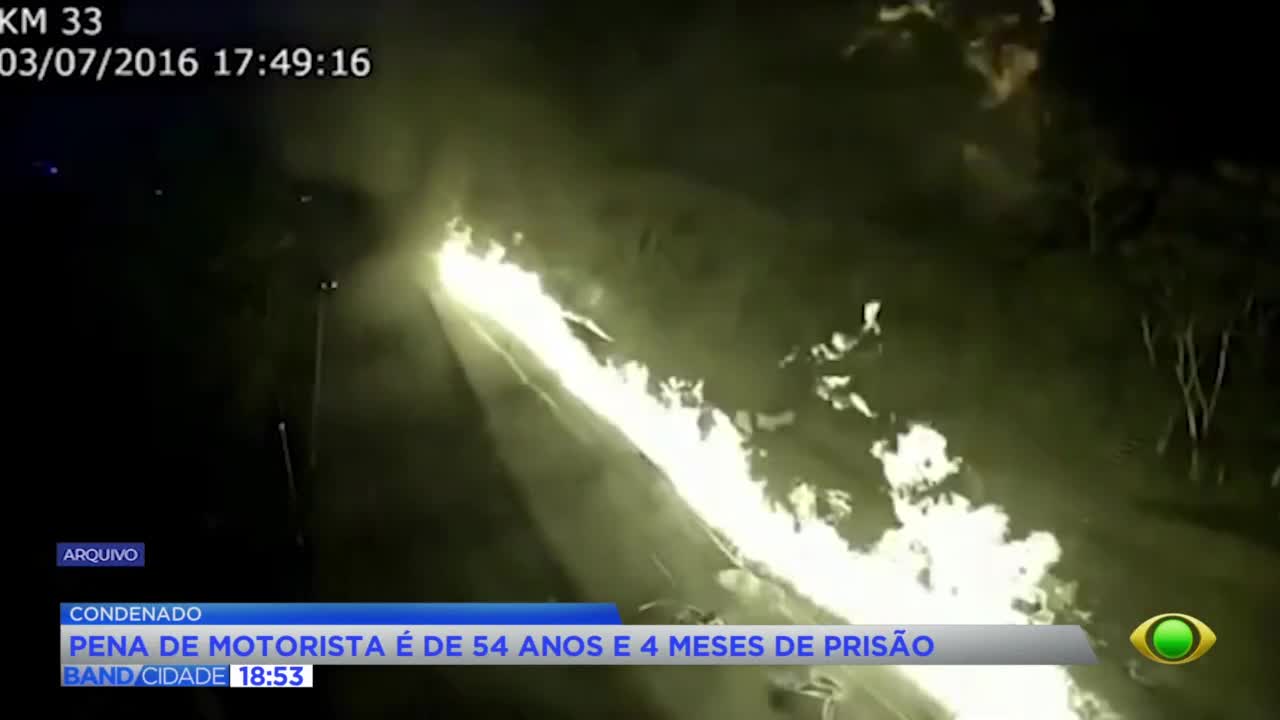 Motorista é condenado a 54 anos por tragédia na BR-277, em Morretes