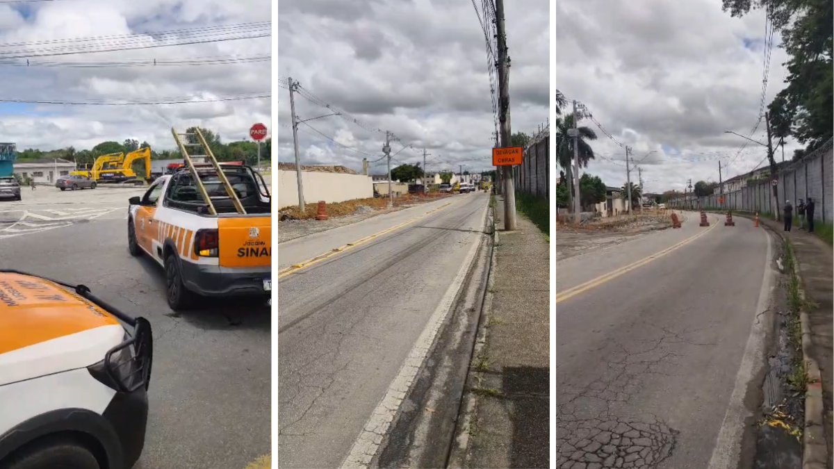Vazamento de gás interdita Avenida Malek Assad em Jacareí