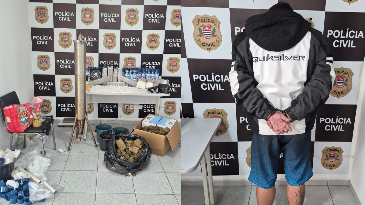 Operação desmonta laboratório de drogas com risco de explosão em SJCampos