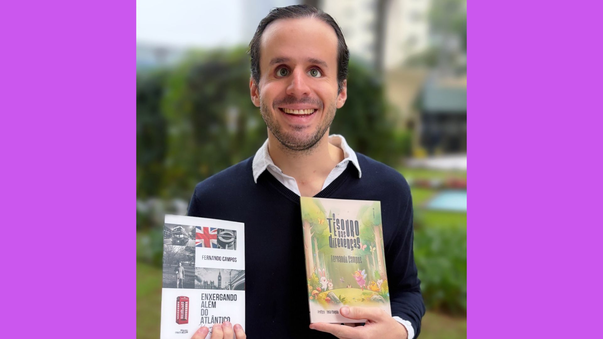 Fernando Campos fala da representação PCD na literatura: 'Oportunidade'