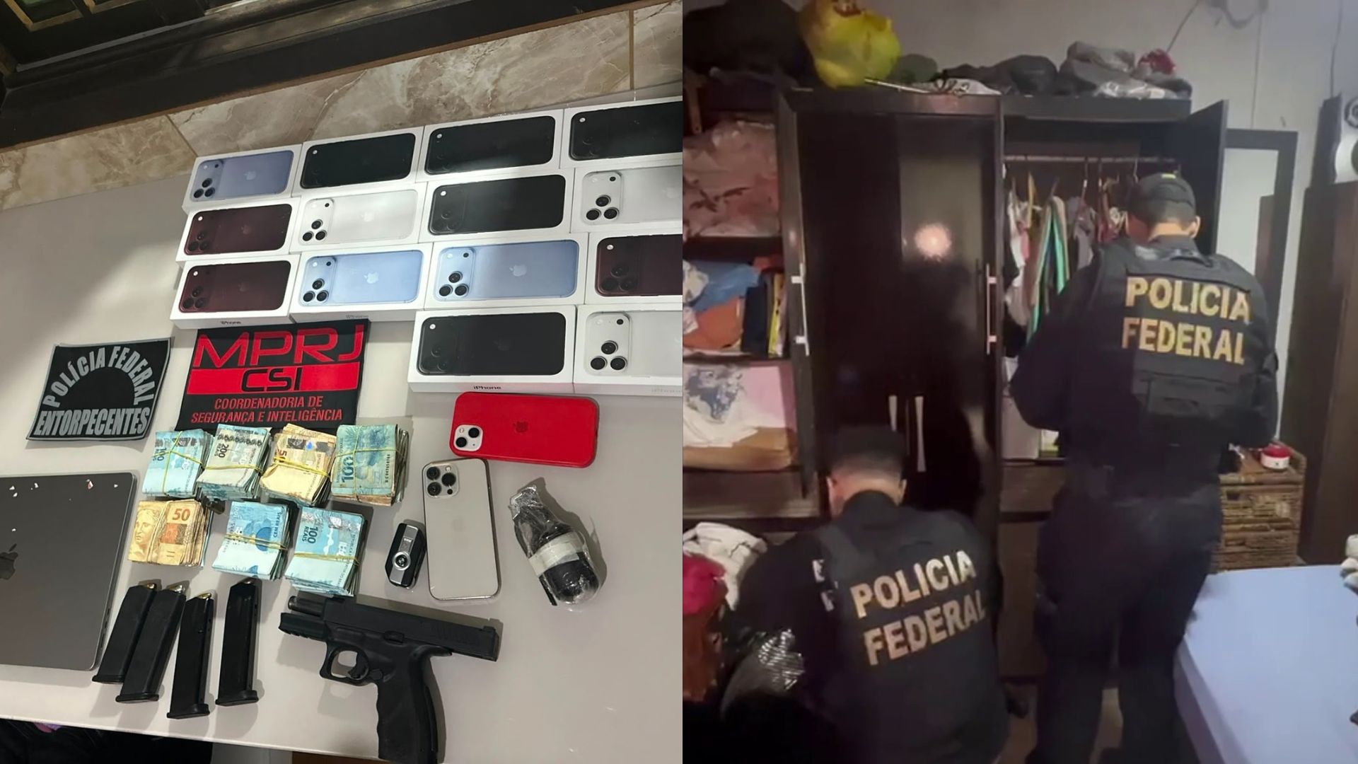 Policiais são presos em ação contra tráfico de armas no Complexo de Israel