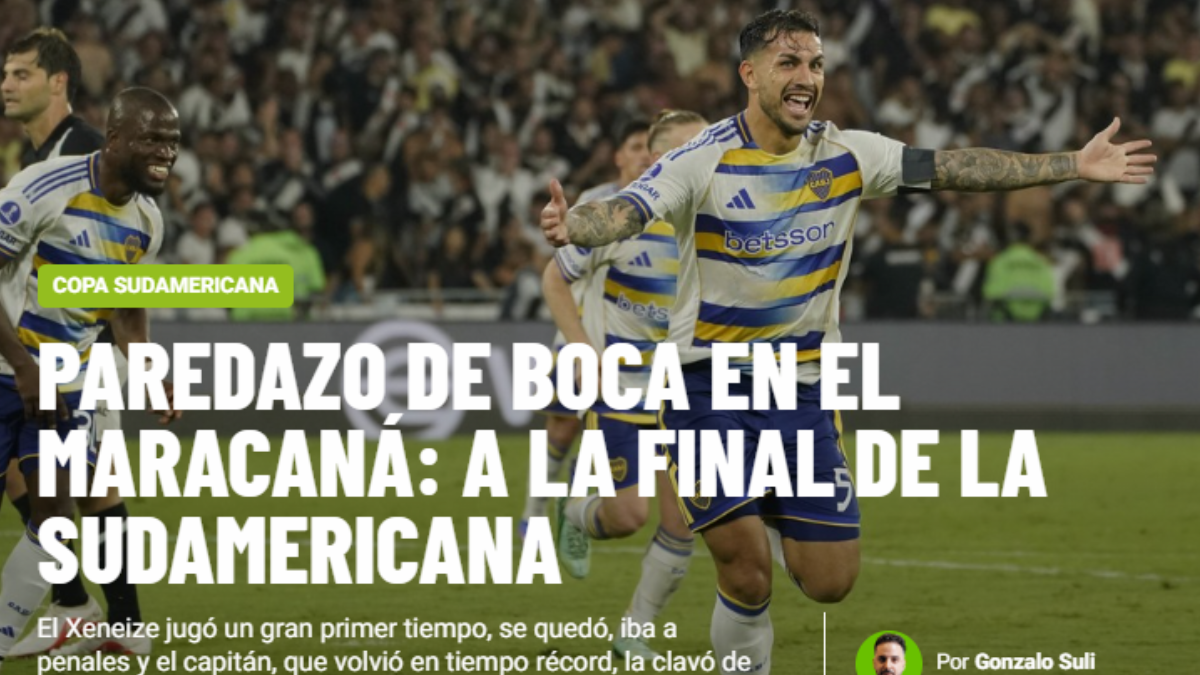 Imprensa argentina relembra Maracanazo após derrota do Vasco: "Paredazo"