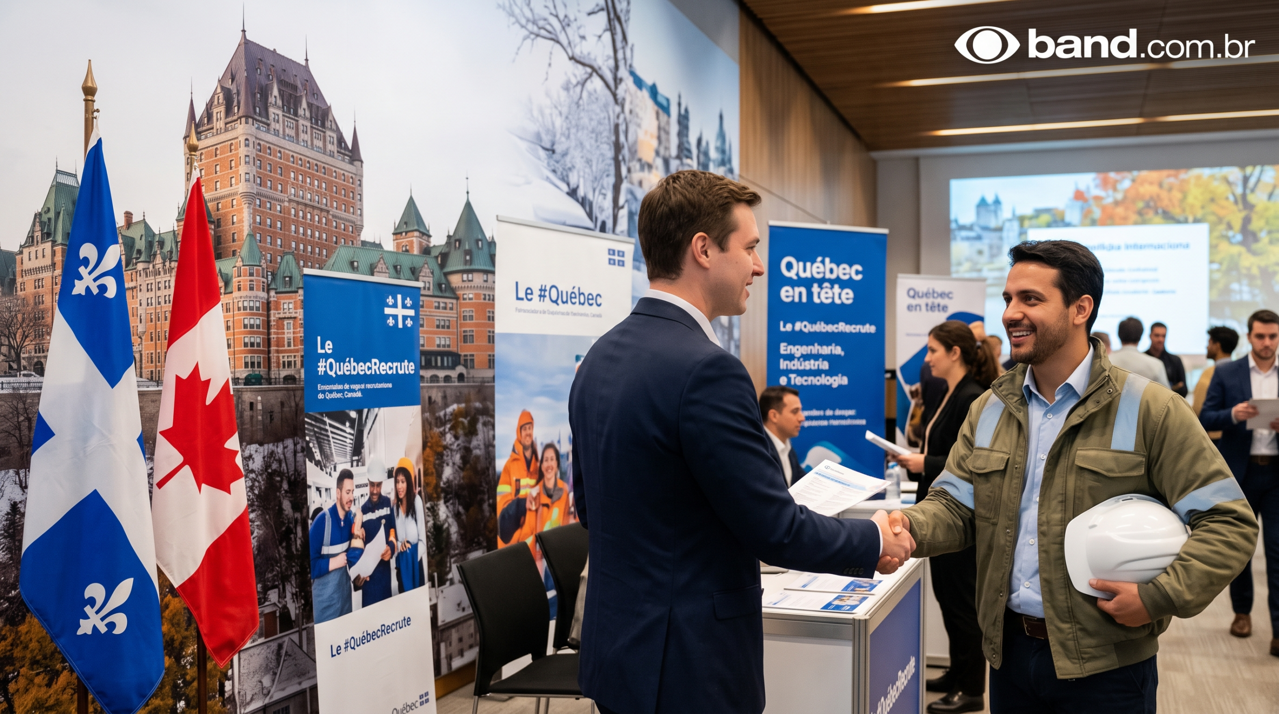 Québec abre vagas para brasileiros com salários de até R$ 467 mil por ano
