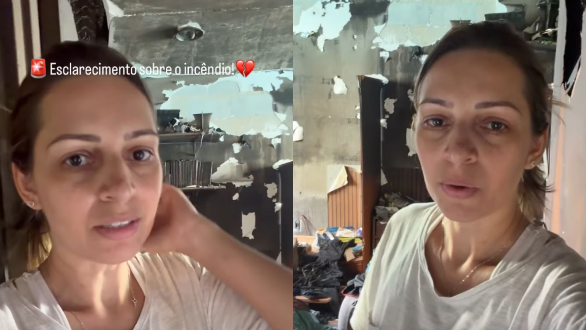 Babá dos filhos de Virginia perde tudo em incêndio: 'Desesperador'