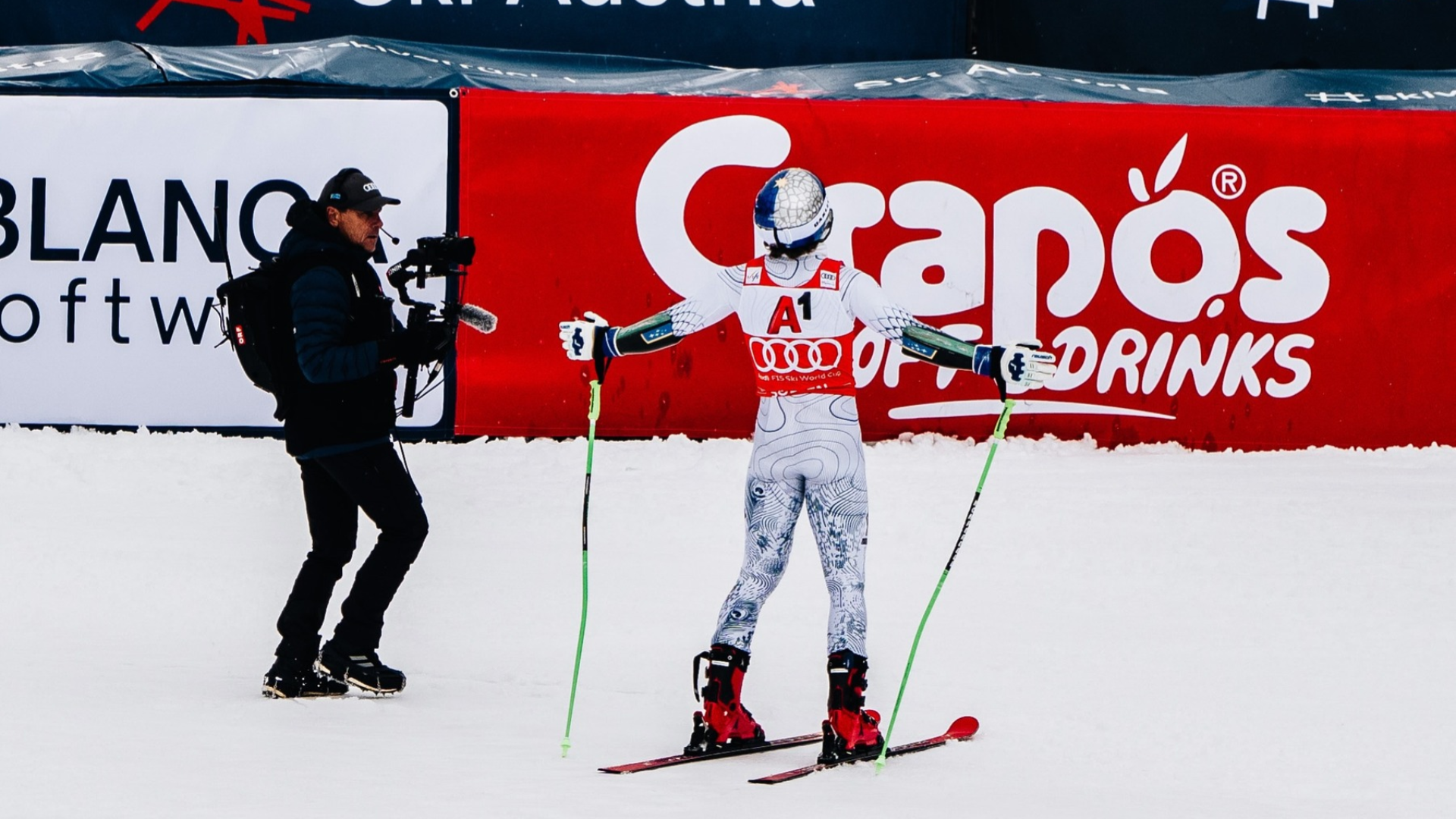 Lucas Pinheiro vence etapa da Copa do Mundo de Esqui Alpino na Áustria