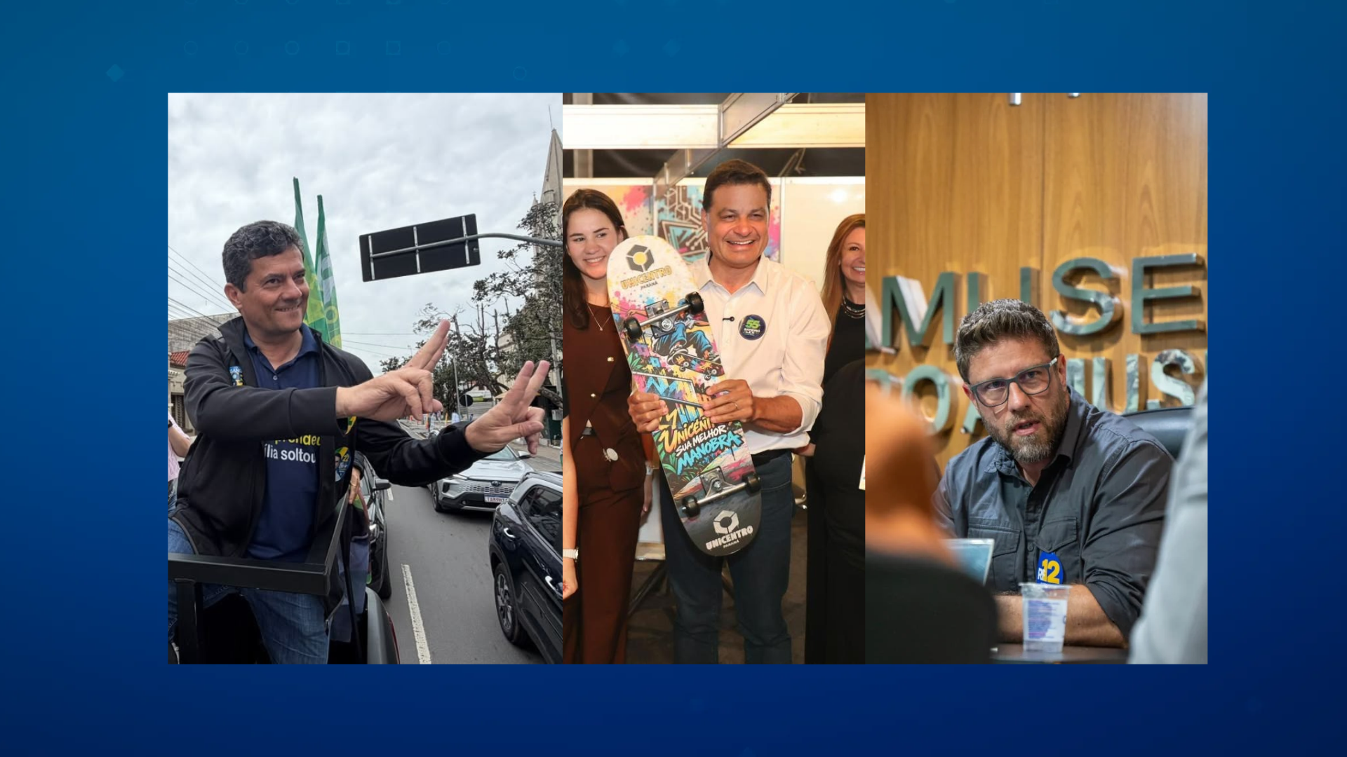 Candidatos ao Governo do Paraná reforçam propostas na reta final da campanha