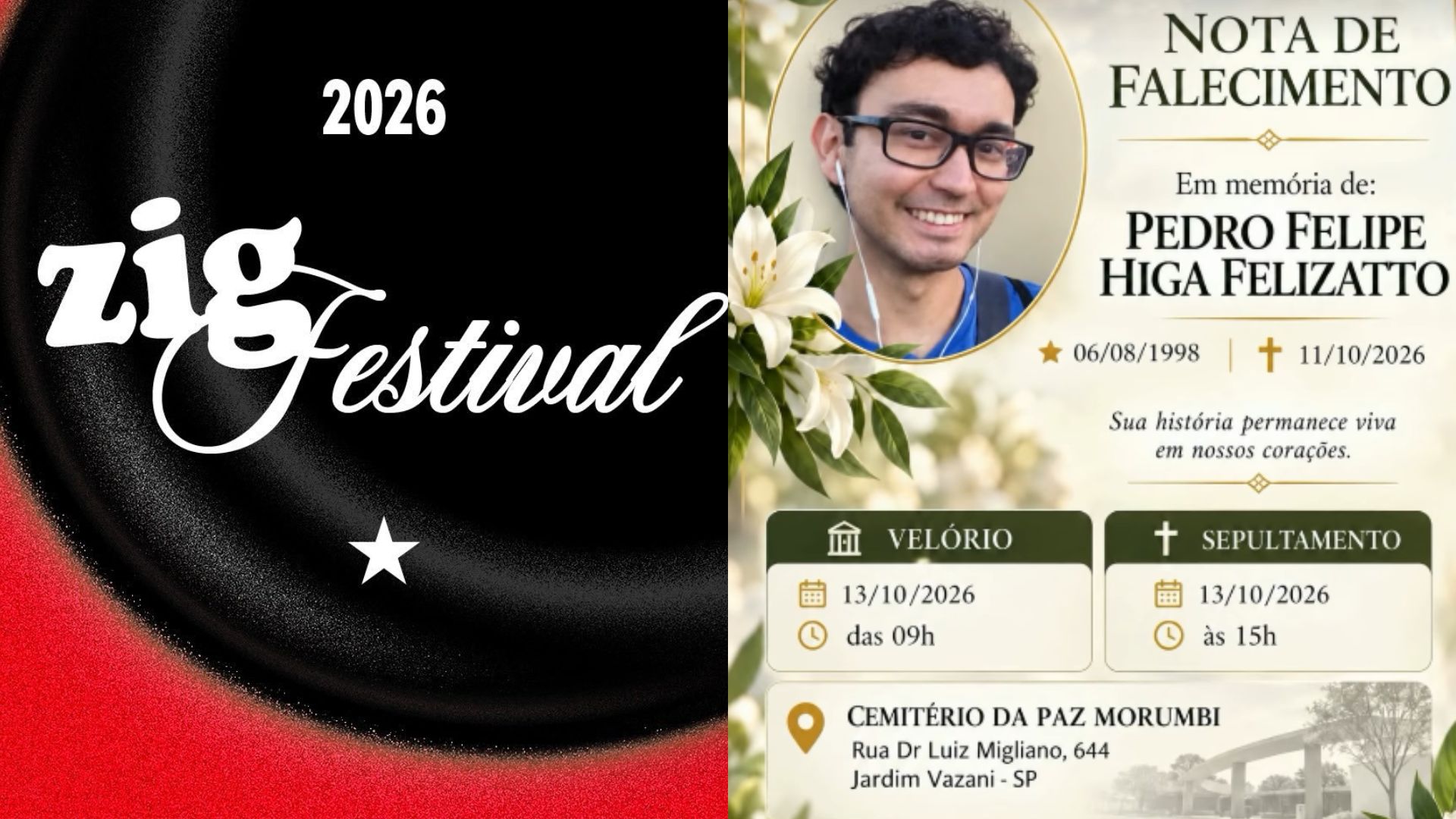 Zig Festival lamenta morte de jovem e diz que prestou socorro imediato
