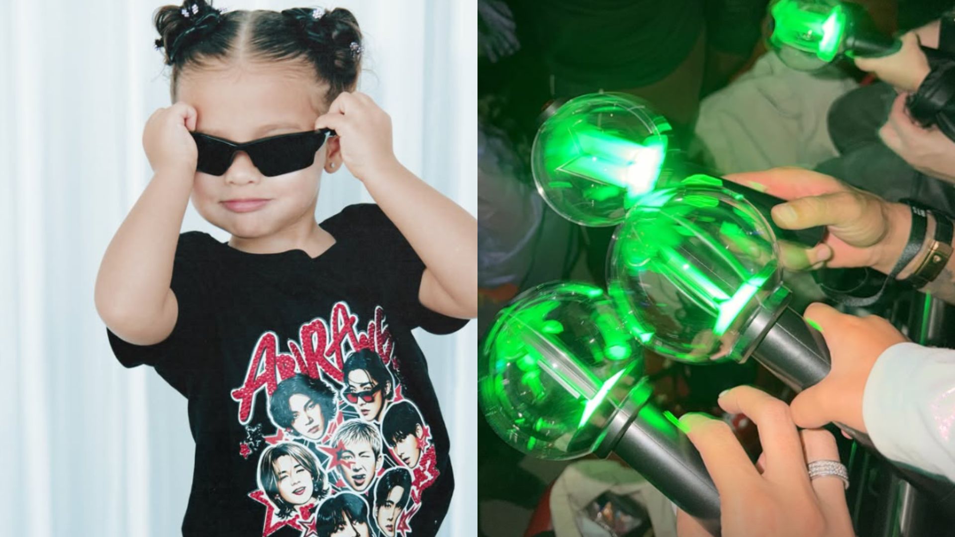 Neymar leva filhas Mavie e Helena a show do BTS em SP: 'My baby ARMY'
