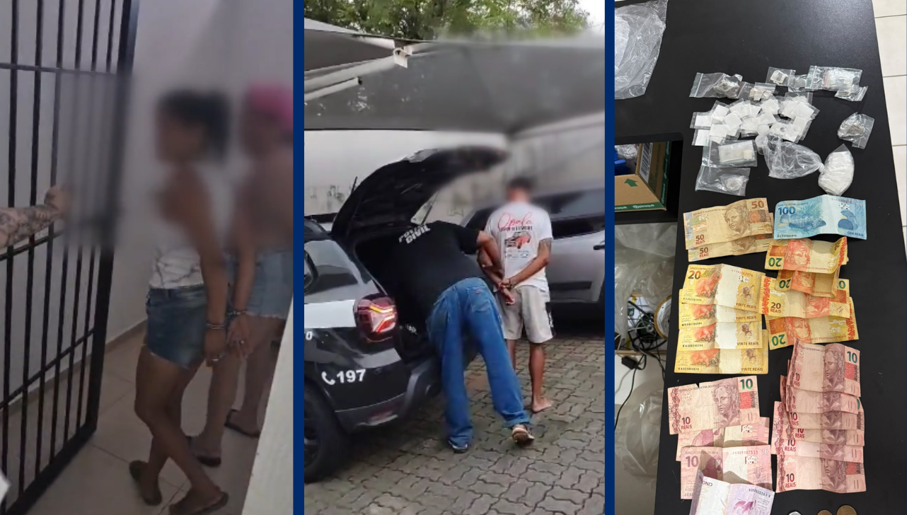 Trio é preso por tráfico de drogas durante 'Operação Arandu' em Campinas