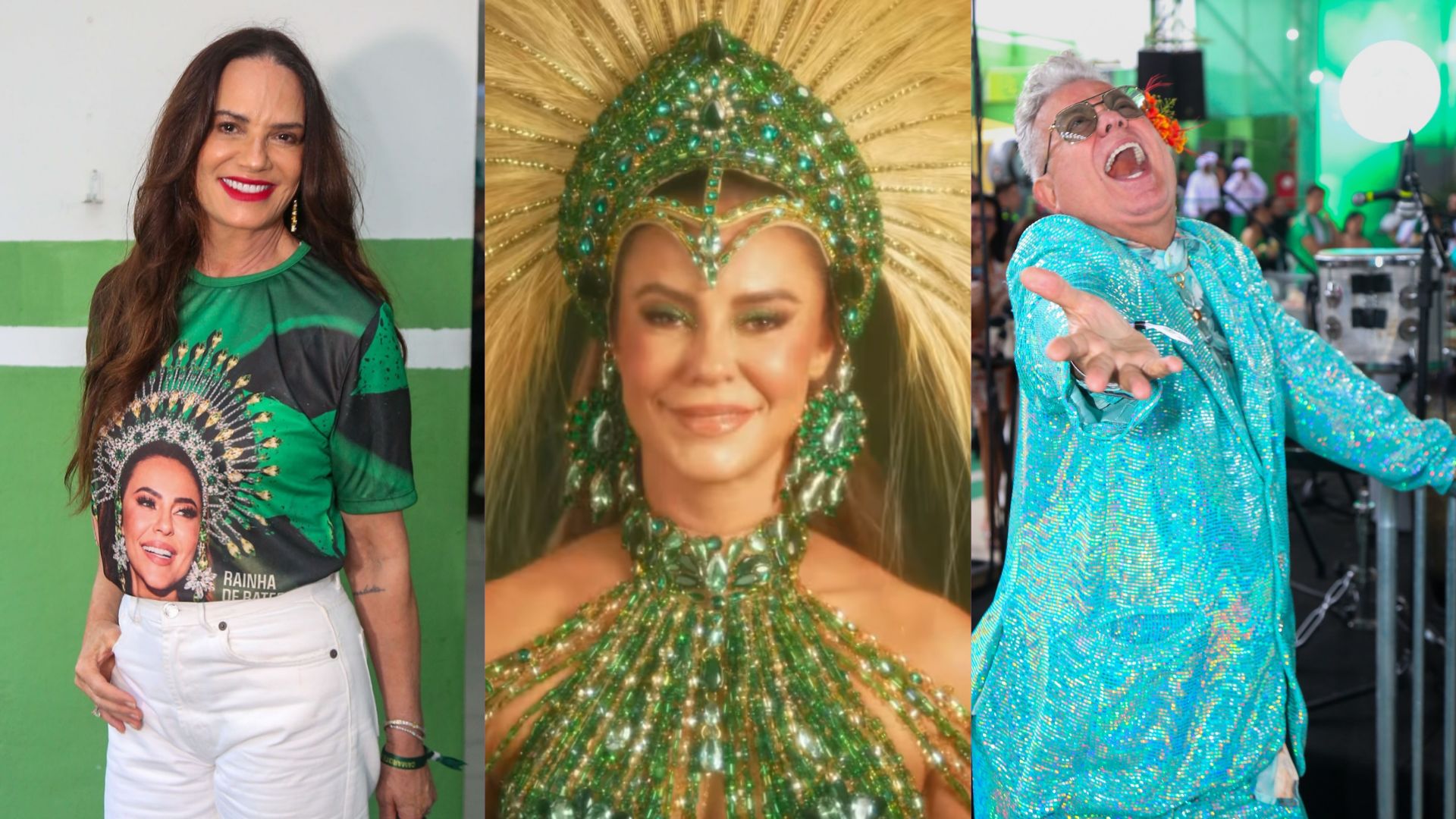 Famosos prestigiam coroação de Paolla Oliveira na Imperatriz Leopoldinense