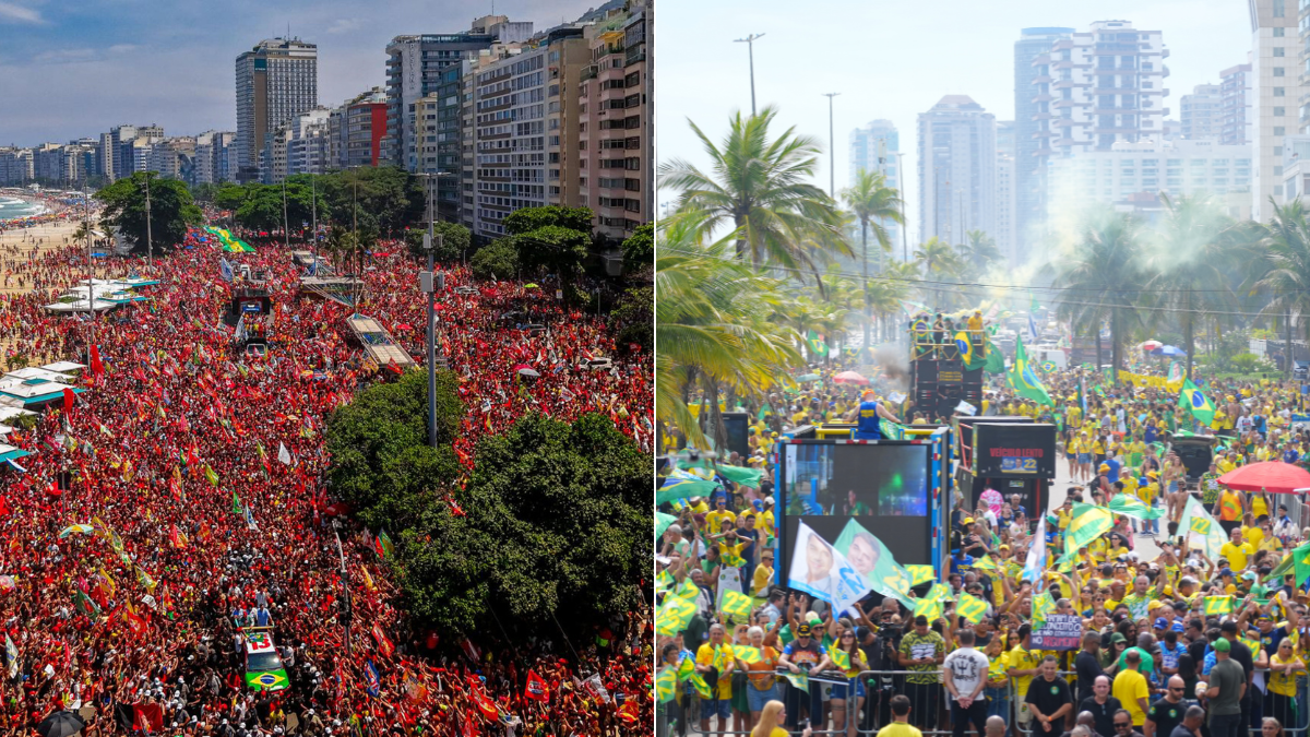 Lula e Flávio reúnem apoiadores no RJ, SP e BH na véspera do 2º turno