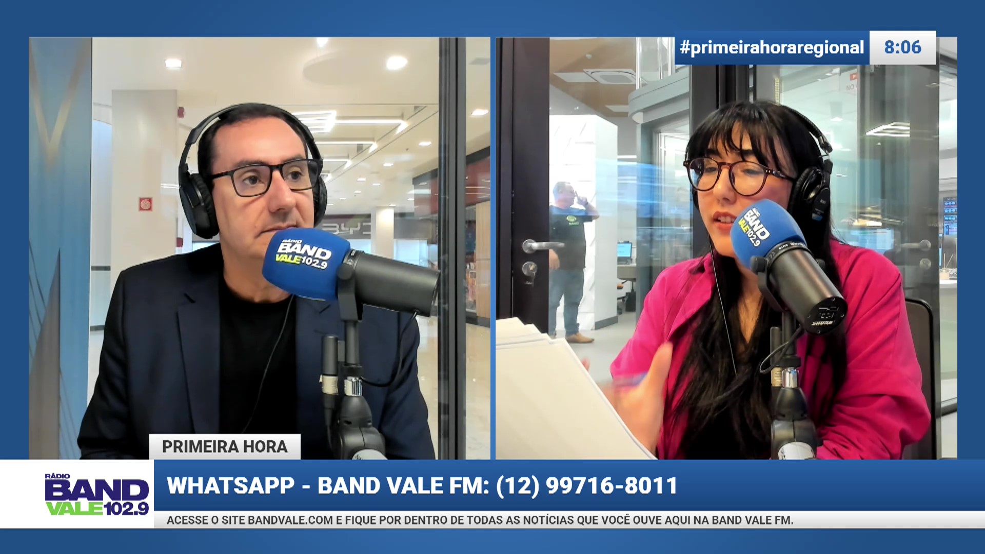 Anderson Farias fala de saúde, transporte e obras à Rádio Band Vale