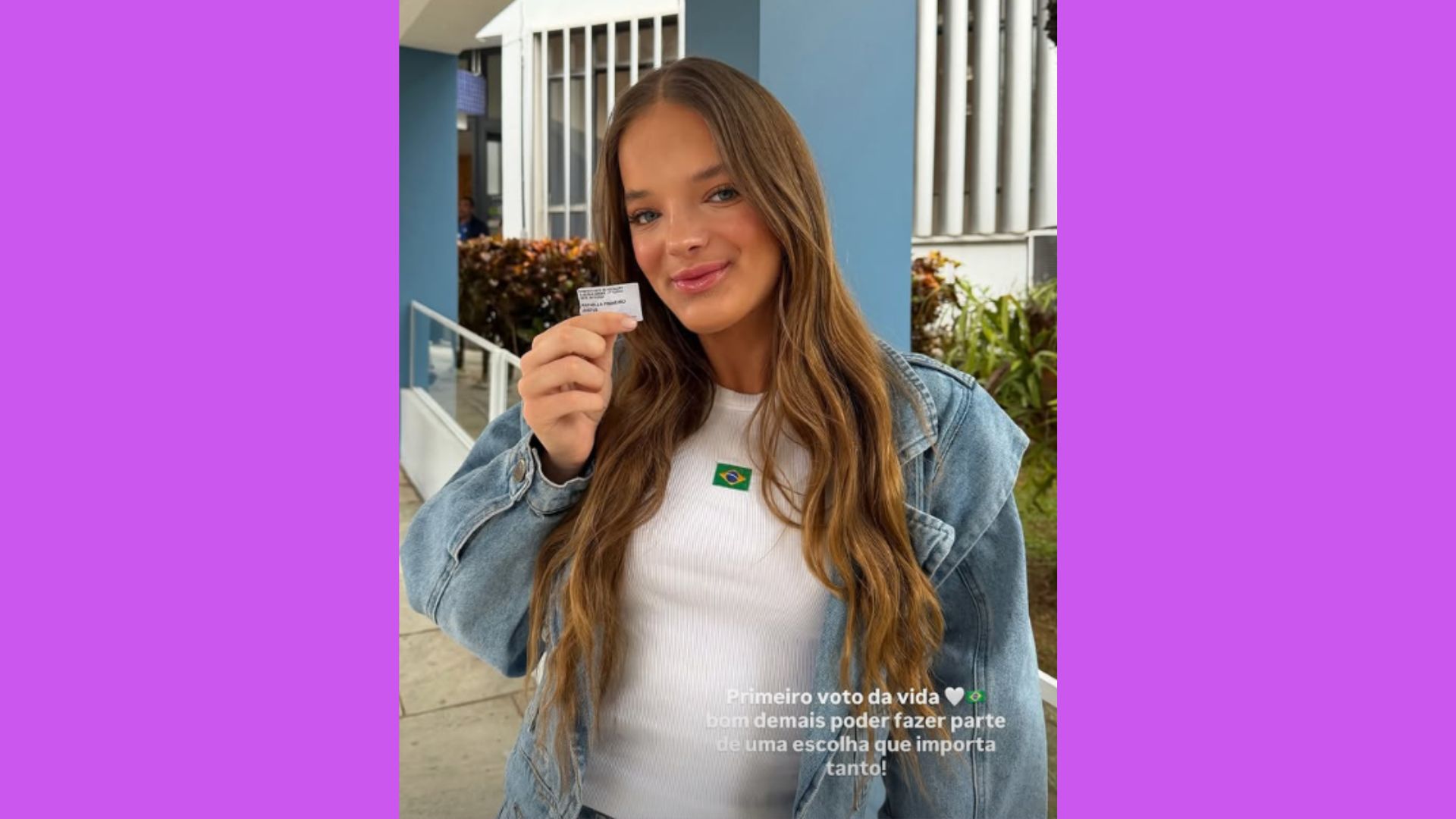 Rafaella Justus expõe ataque após votar: 'Cabeça de tubarão-martelo'