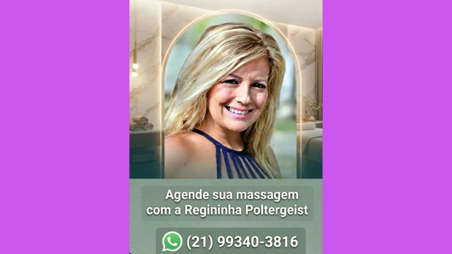 Regininha Poltergeist volta a trabalhar após internação psiquiátrica