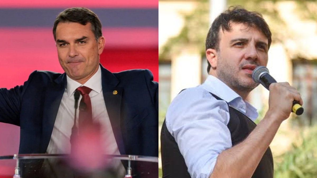 Renan Santos sobre ida de Flávio aos EUA: 'Encare o problema se for homem'