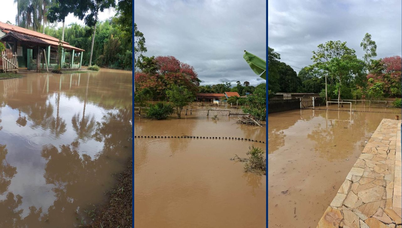 Rio Capivari transborda e deixa moradores desalojados em Monte Mor