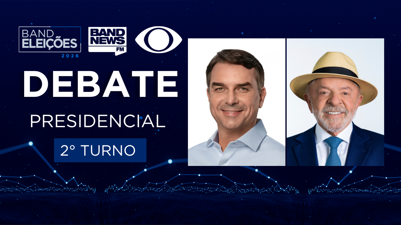 Debate da Band terá 1º encontro entre Flávio Bolsonaro e Lula na eleição