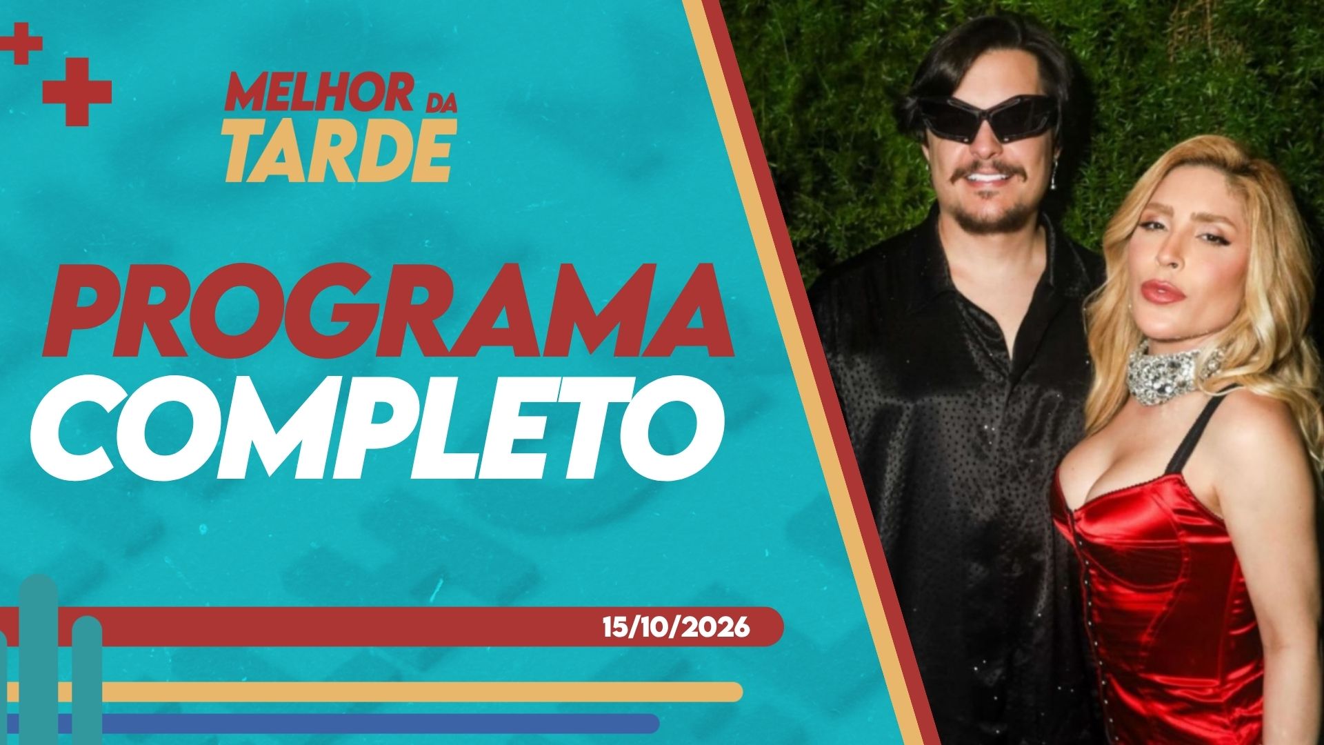 Confira bastidores do fim da relação de Manu Bahtidão no Melhor da Tarde