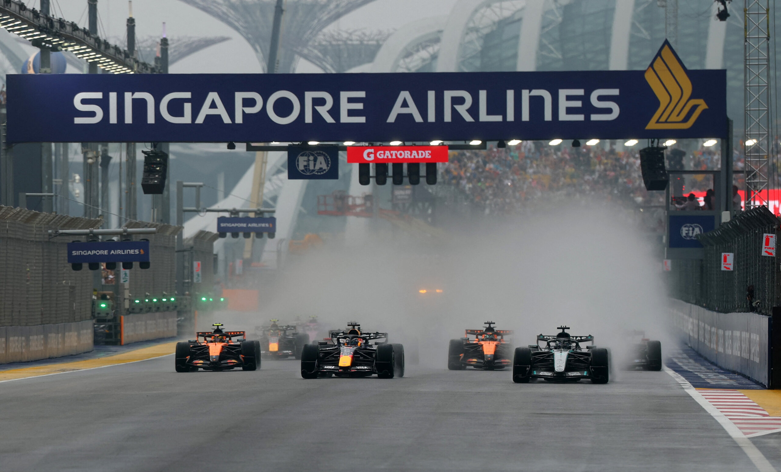 Veja o grid de largada do GP de Singapura de Fórmula 1