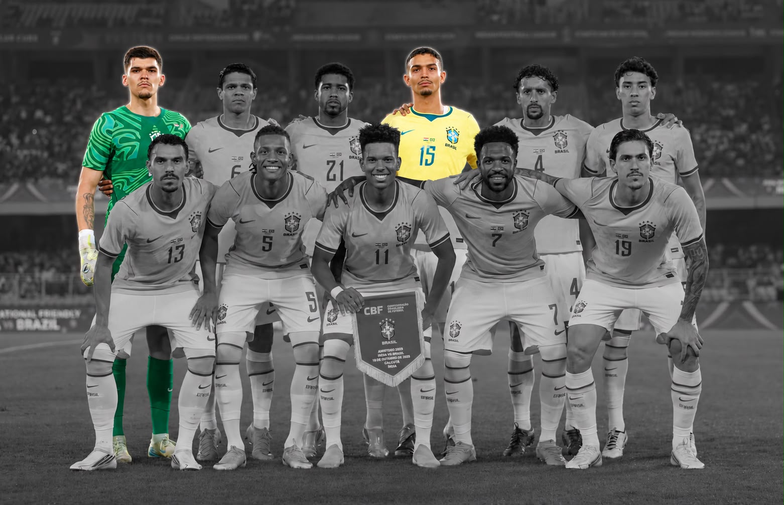 Morisco e Arthur Dias são titulares em goleada do Brasil sobre a Índia
