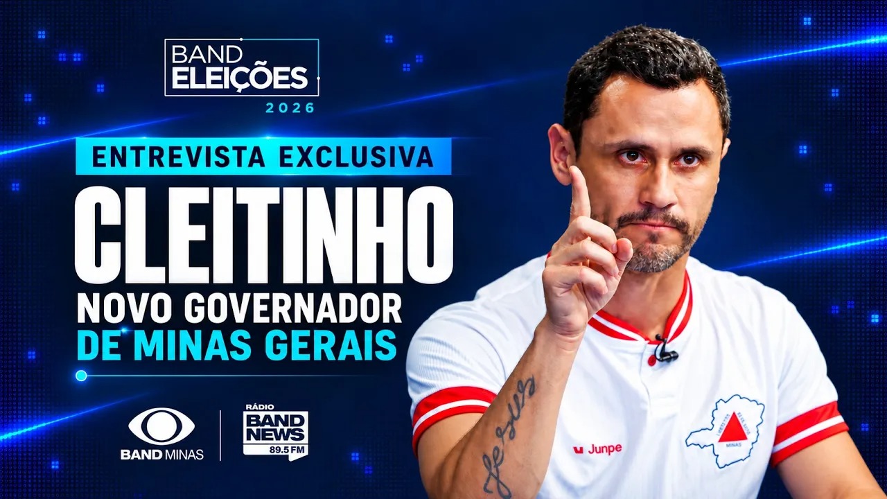 Cleitinho Azevedo concede entrevista exclusiva à Band Minas