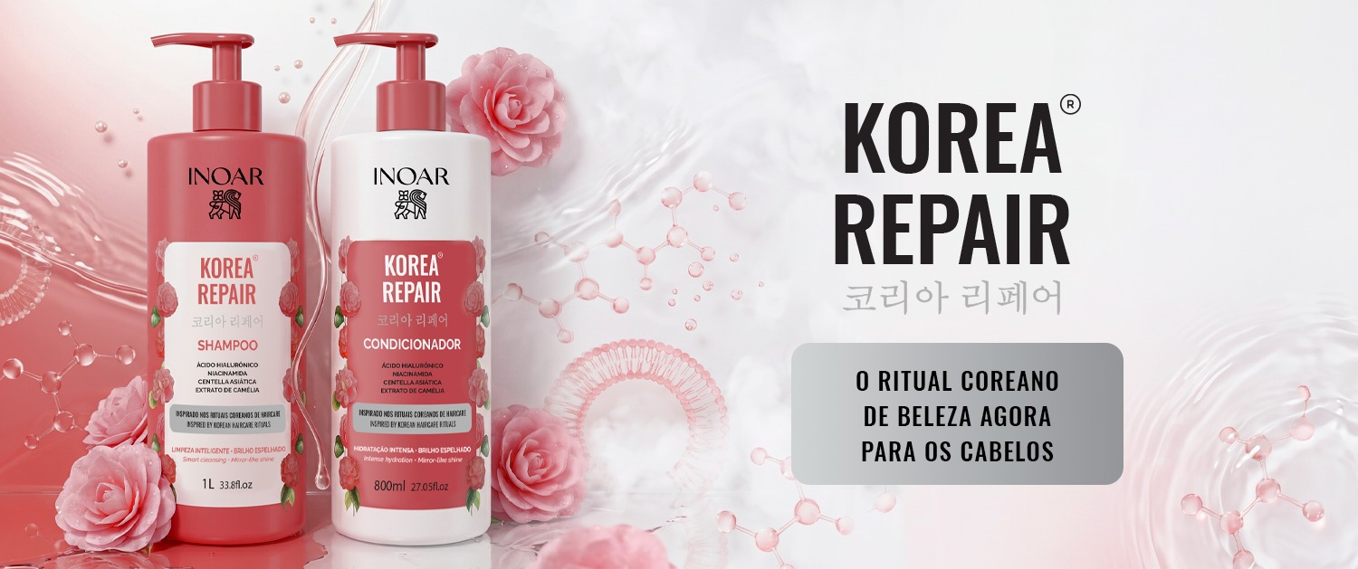 INOAR apresenta KOREA REPAIR, linha que une K-Beauty e Skinification