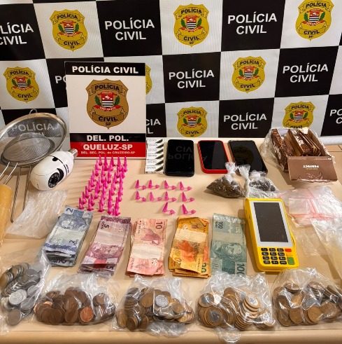 Três são presos por tráfico de drogas em Queluz