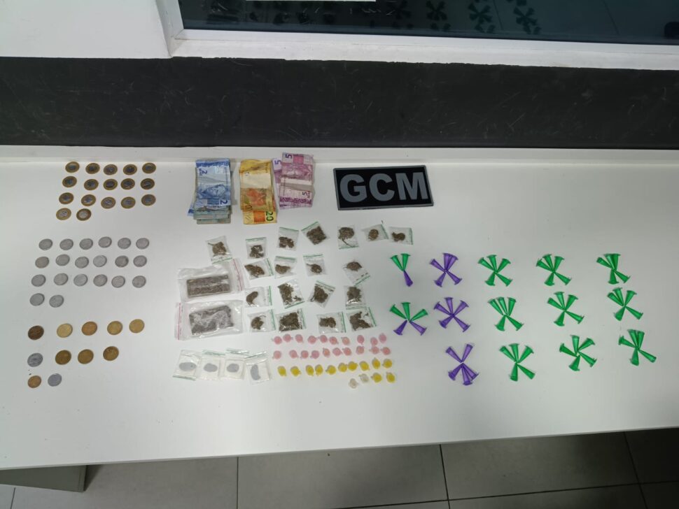 GCM prende homem com drogas perto de escola em Sorocaba