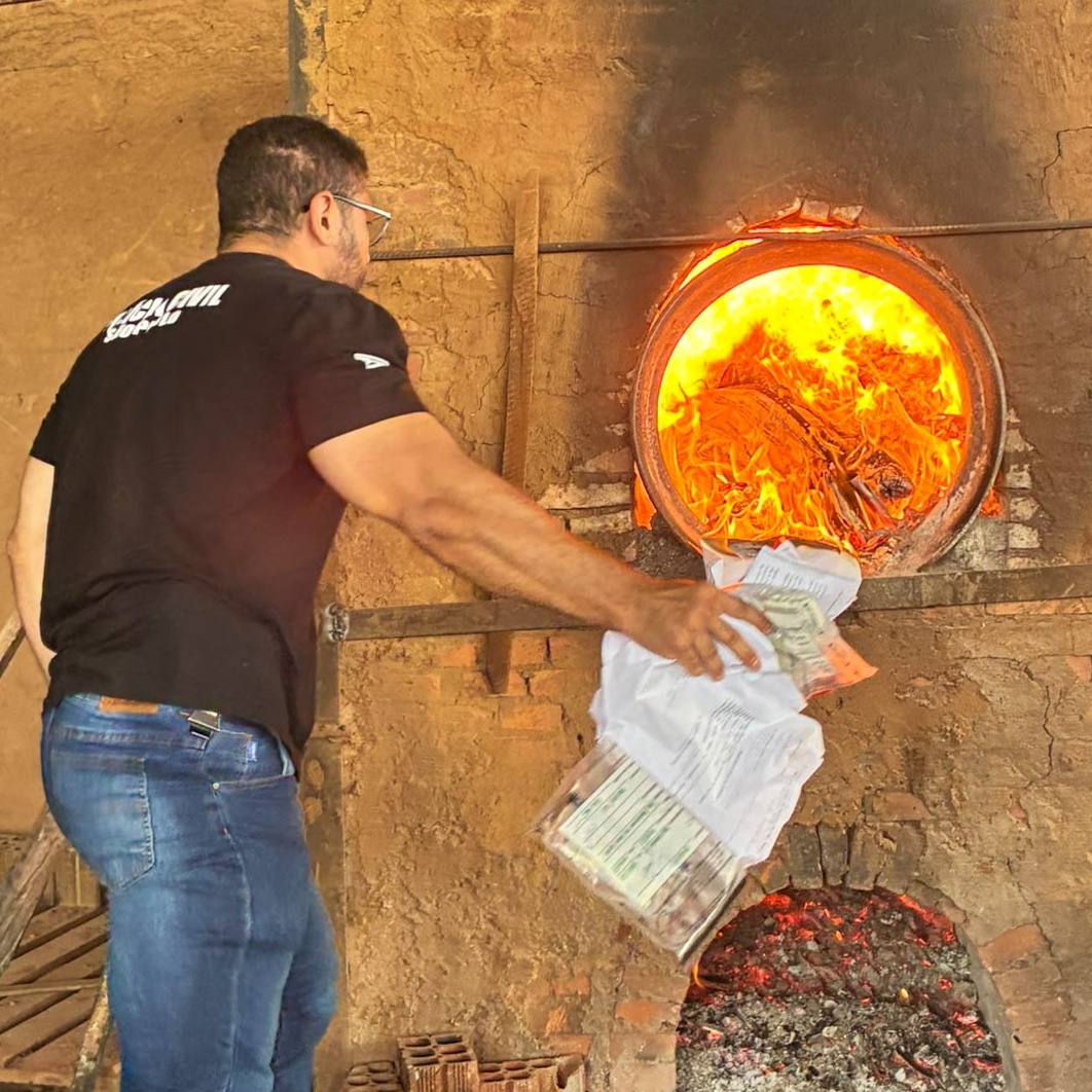 PC incinera mais de 14 quilos de drogas apreendidas na região de Dracena