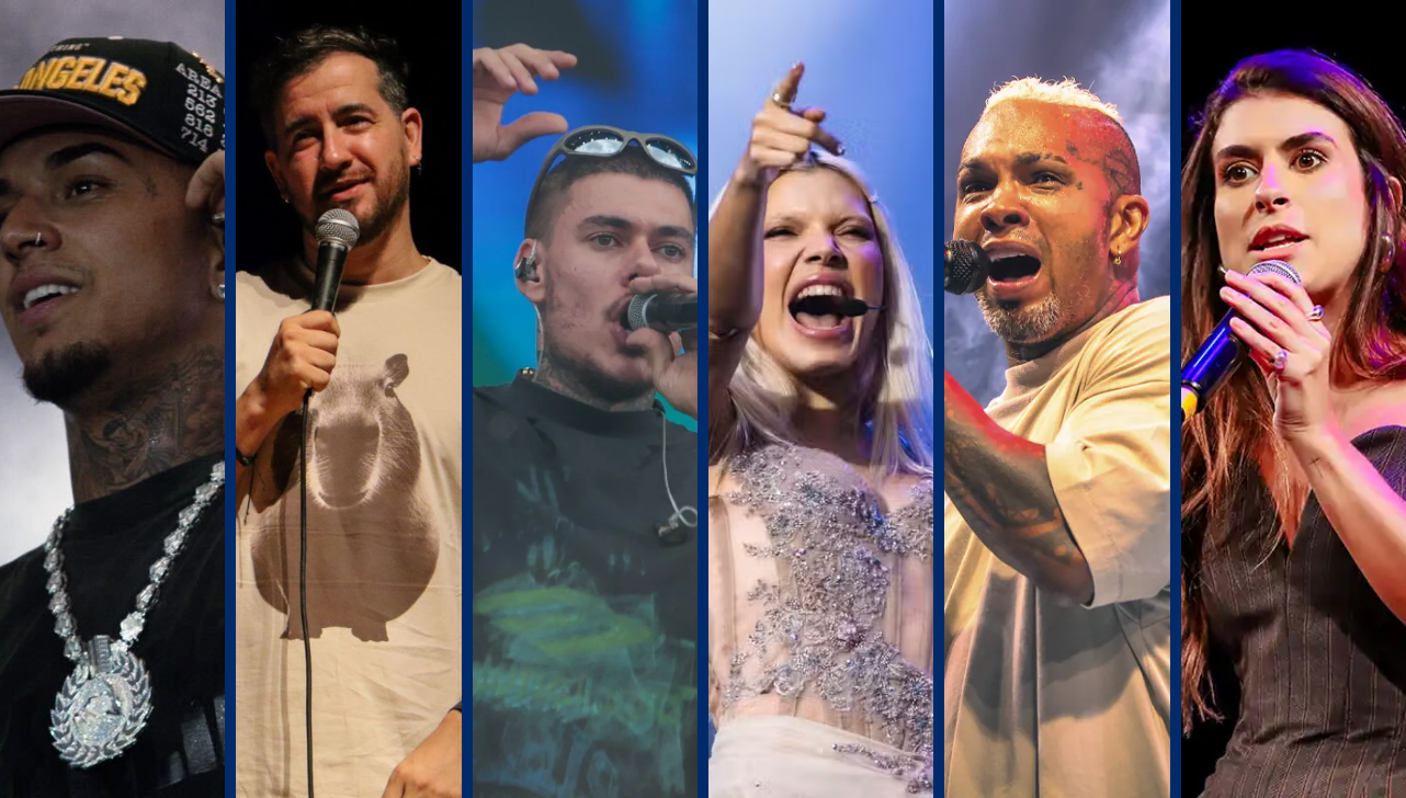 Veigh, MC Kako, Duda Beat, Jeito Moleque e Rodriguinho agitam a região