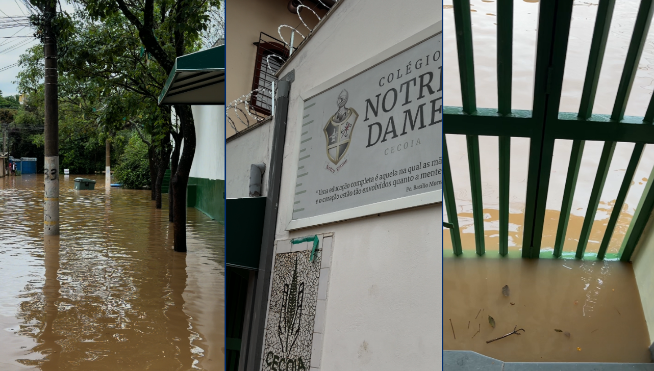 Temporal em Campinas alaga vias, afeta colégio eleitoral e fecha parques