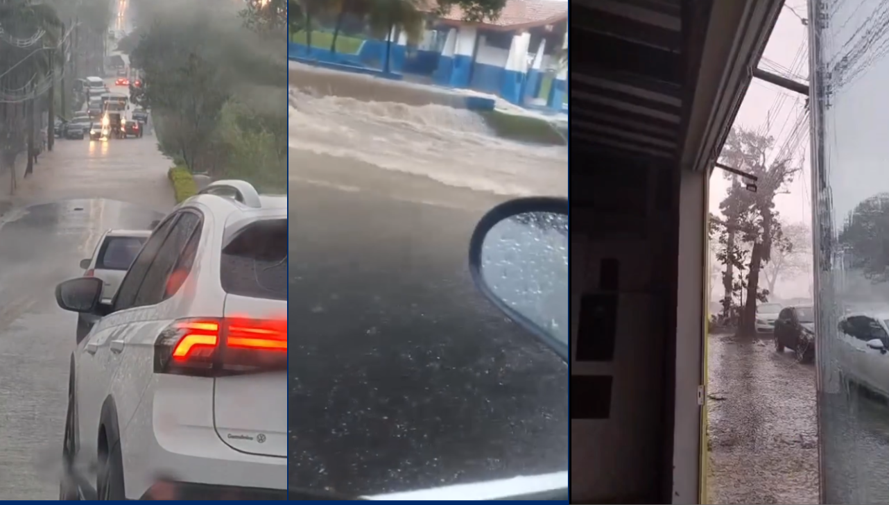 Tempestade em Valinhos provoca queda de 13 árvores e alagamentos