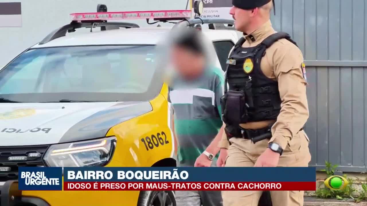 Idoso é preso suspeito de praticar ato sexual com cachorro em Curitiba