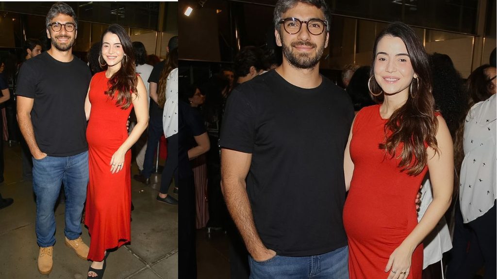 Hugo Moura e Maria Clara Senra revelam gravidez em evento no Rio Foto: Thiago Martins / Agnews