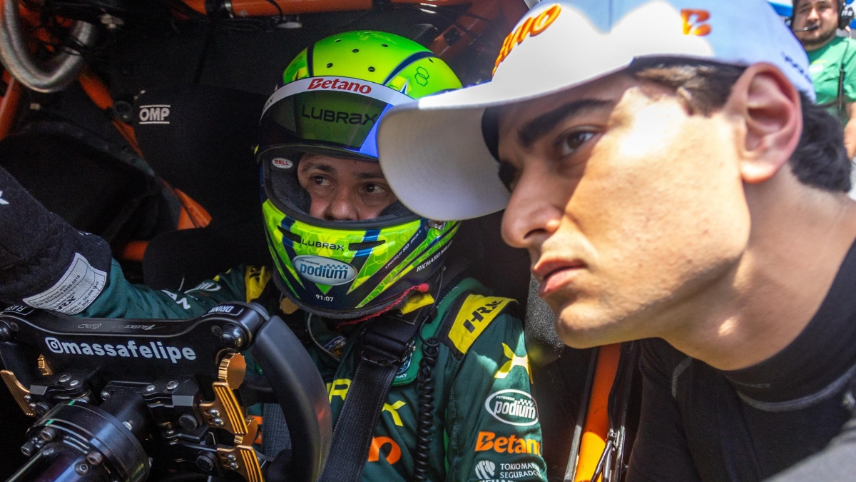 Felipe Massa e filho vencem corrida pela 1ª vez na Porsche Cup