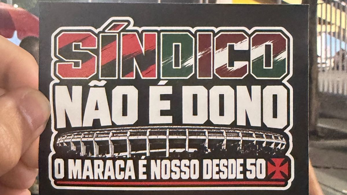 Vascaínos provocam Flamengo e Fluminense após polêmica pelo Maracanã