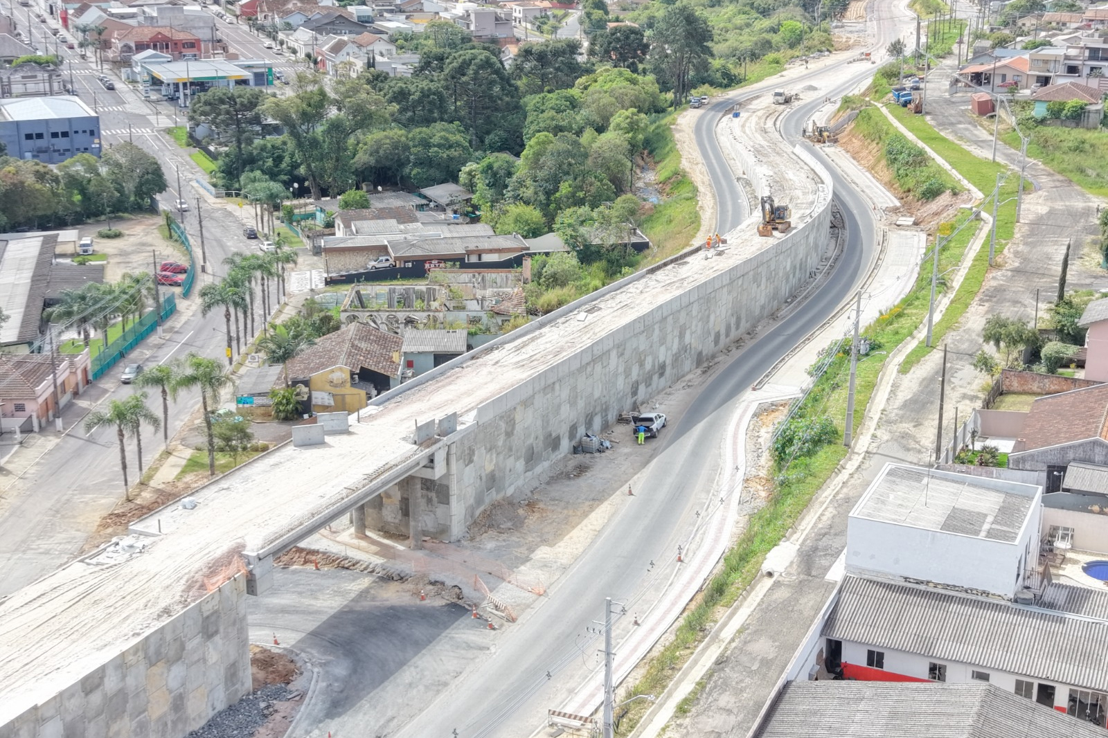 Viaduto da PR-151 em Palmeira entra na fase final de obras