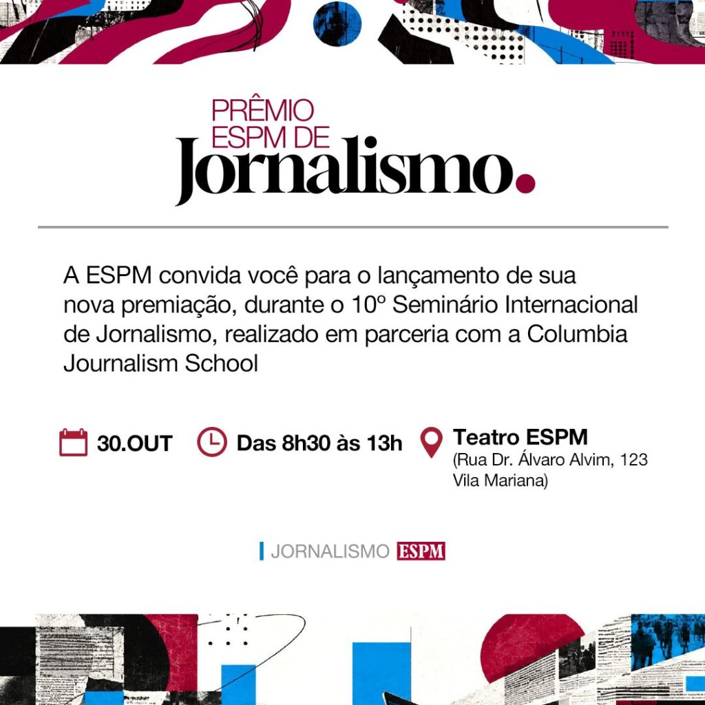 Prêmio ESPM de Jornalismo é anunciado em São Paulo