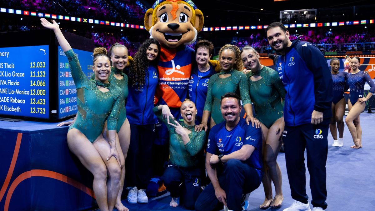 Brasil é 5º no Mundial de Ginástica Artística de 2026
