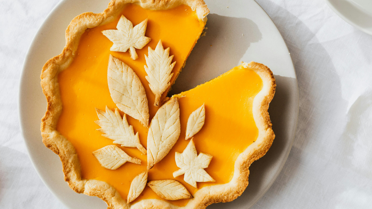 Experimente a tradicional torta americana de abóbora, pumpkin pie