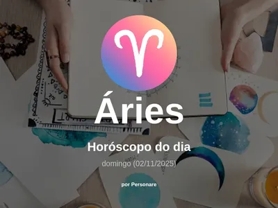 Horóscopo de Áries: veja a previsão para hoje, domingo (02/11/2025)