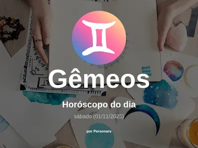 Horóscopo de Gêmeos: veja a previsão para hoje, sábado (01/11/2025)
