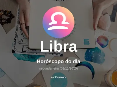 Horóscopo de Libra: veja a previsão para hoje, segunda-feira (03/11/2025)