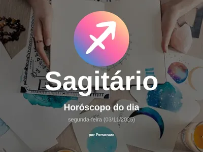 Horóscopo de Sagitário: veja a previsão para hoje, segunda-feira (03/11/2025)