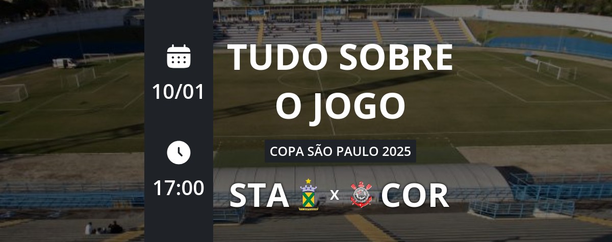 Ao vivo - Santo André Sub-20 2 x 0 Corinthians Sub-20 - Copa São Paulo ...